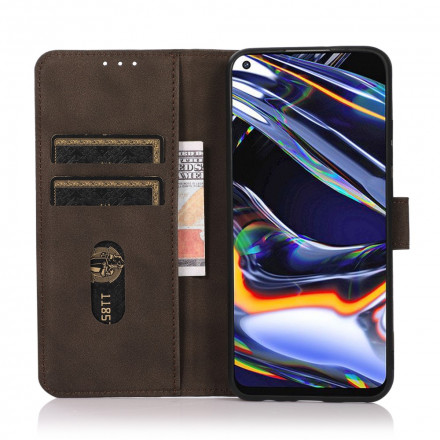 Funda Samsung Galaxy A22 4G Efecto Cuero Moda KHAZNEH