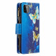 Funda Samsung Galaxy A22 5G Zipped Pocket Butterflies