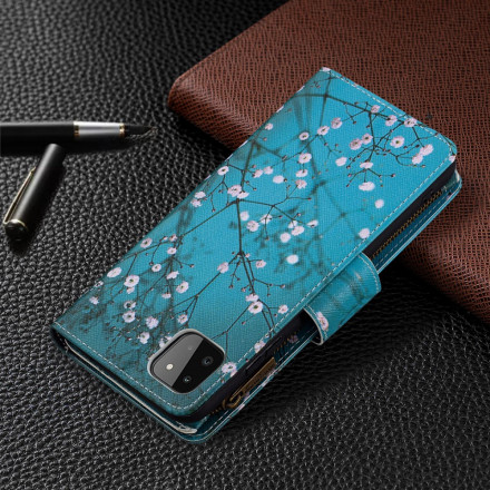 Samsung Galaxy A22 5G Árbol de fundas con cremallera