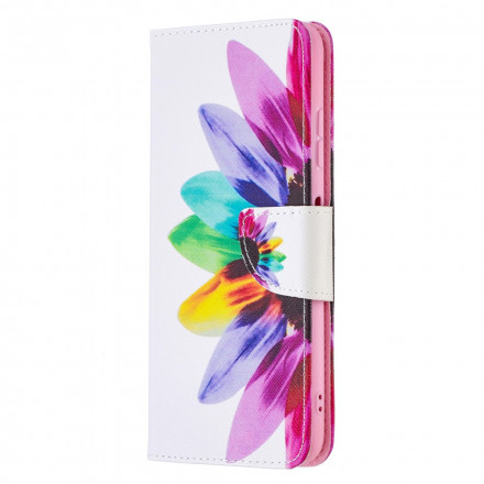 Funda de flor de acuarela para Samsung Galaxy A22 5G