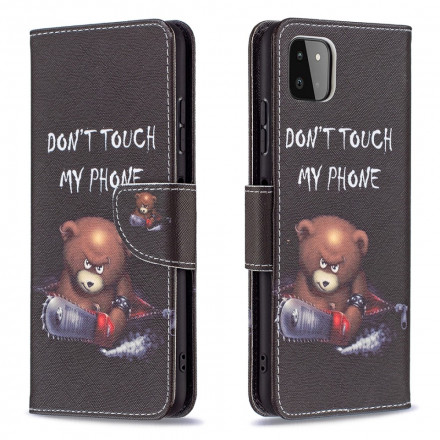 Flip Cover Samsung Galaxy A22 5G Dangerous Bear