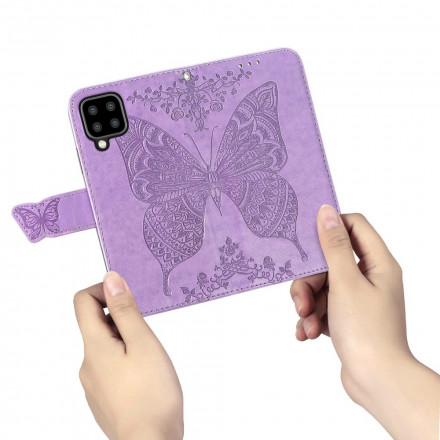 Funda de media mariposa para el Samsung Galaxy A22 4G