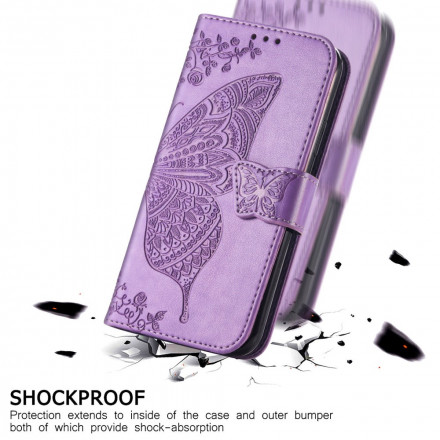 Funda de media mariposa para el Samsung Galaxy A22 4G
