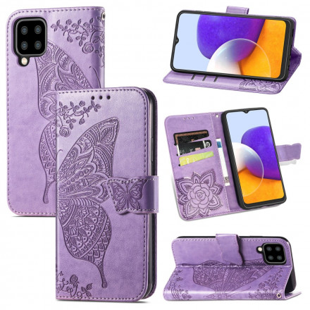 Funda de media mariposa para el Samsung Galaxy A22 4G