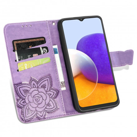 Funda de media mariposa para el Samsung Galaxy A22 4G