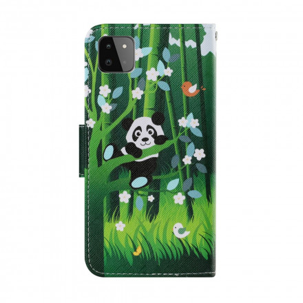 Funda Samsung Galaxy A22 5G Panda Walk