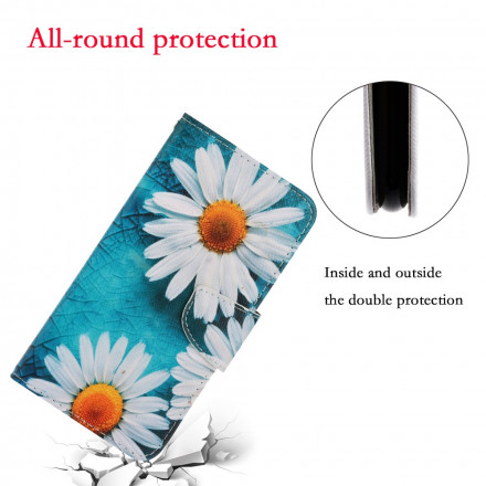 Funda con colgante Samsung Galaxy A22 5G Daisy