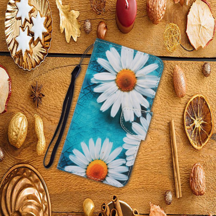Funda con colgante Samsung Galaxy A22 5G Daisy