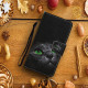 Funda para Samsung Galaxy A22 Green Eyes Cat con colgante