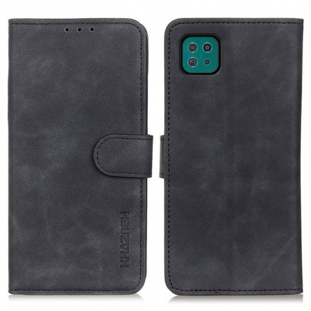 Samsung Galaxy A22 5G Funda de cuero mate Vintage KHAZNEH