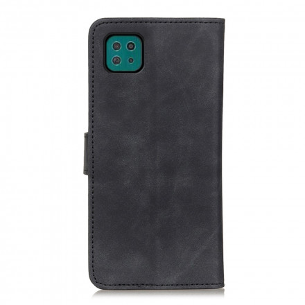 Samsung Galaxy A22 5G Funda de cuero mate Vintage KHAZNEH