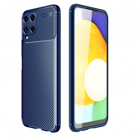 Funda Samsung Galaxy A22 4G con textura de fibra de carbono