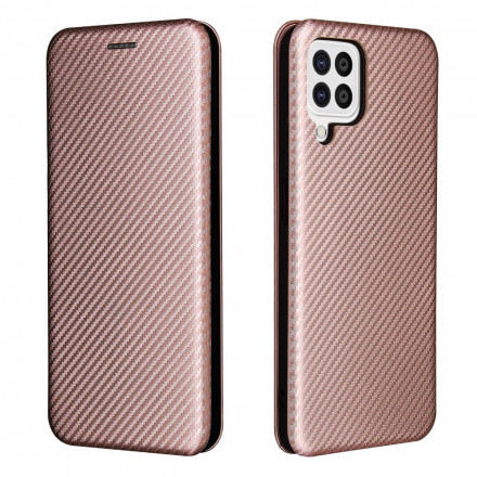 Flip Cover Samsung Galaxy A22 4G Fibra de Carbono