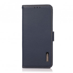 Samsung Galaxy A22 5G Funda de cuero Litchi KHAZNEH RFID