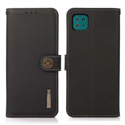 Samsung Galaxy A22 5G Funda de cuero genuino KHAZNEH RFID Samsung Galaxy A22 5G Funda de cuero genuino KHAZNEH RFID