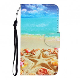 Funda de colgante de playa para el Samsung Galaxy A22 4G