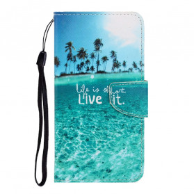 Funda con colgante Samsung Galaxy A22 4G Live It