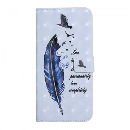 Funda Samsung Galaxy A22 4G Pluma y Mensaje