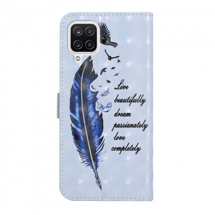 Funda Samsung Galaxy A22 4G Pluma y Mensaje