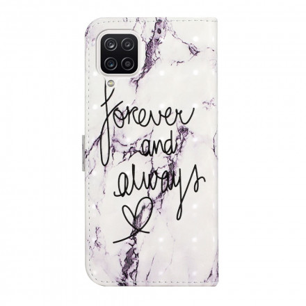 Funda de mármol para el Samsung Galaxy A22 4G Forever & Always