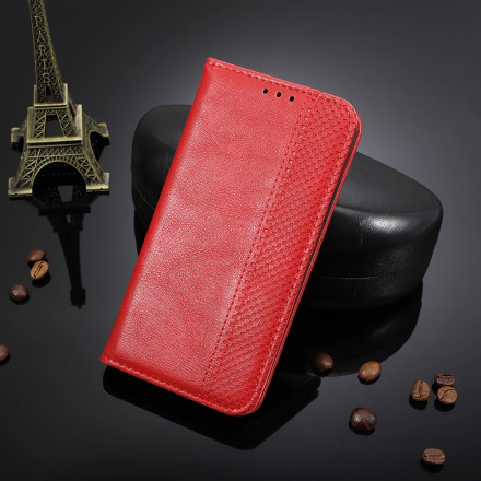 Funda abatible Samsung Galaxy A22 4G Efecto Cuero Estilo Vintage