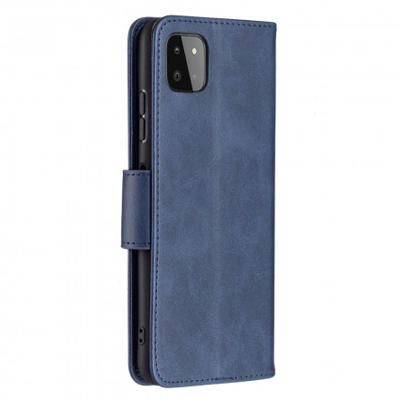 Funda Samsung Galaxy A22 5G solapa oblicua lisa Funda Samsung Galaxy A22 5G solapa oblicua lisa