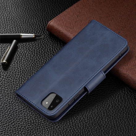 Funda Samsung Galaxy A22 5G solapa oblicua lisa Funda Samsung Galaxy A22 5G solapa oblicua lisa