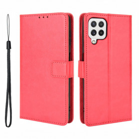 Samsung Galaxy A22 4G Funda de polipiel brillante