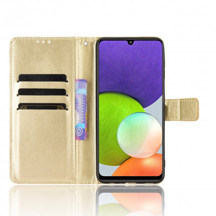 Samsung Galaxy A22 4G Funda de polipiel brillante Samsung Galaxy A22 4G Funda de polipiel brillante