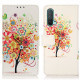 Funda de árbol de flores OnePlus Nord CE 5G