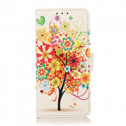 Funda de árbol de flores OnePlus Nord CE 5G