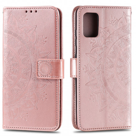 Funda de mandala solar para el Moto G9 Plus