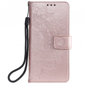 Funda de mandala solar para el Moto G9 Plus