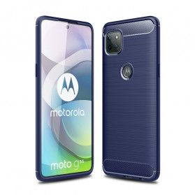 Funda de fibra de carbono cepillada para el Moto G 5G