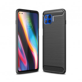 Funda de fibra de carbono cepillada para el Moto G 5G Plus