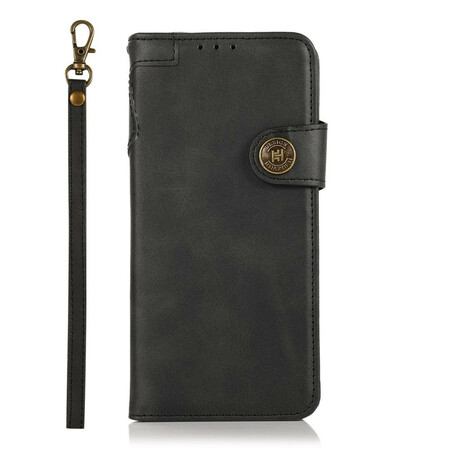 Funda de piel sintética para el Azus Zenfone 8 KHAZNEH