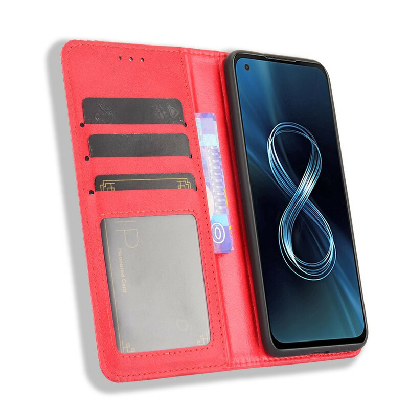 Azus Zenfone 8 Leather Effect Flip Cover