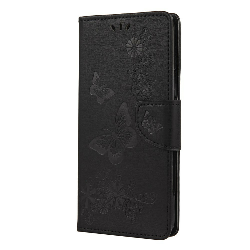 Funda Xiaomi Mi 10 Lite Solo Mariposas con Colgante