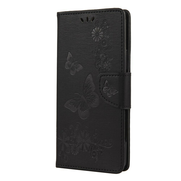 Funda Xiaomi Mi 10 Lite Solo Mariposas con Colgante