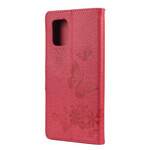 Funda Xiaomi Mi 10 Lite Solo Mariposas con Colgante Funda Xiaomi Mi 10 Lite Solo Mariposas con Colgante