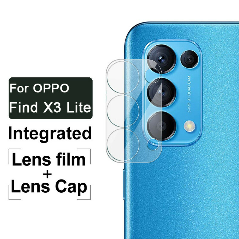 Lente protectora de cristal templado para Oppo Find X3 Lite IMAK