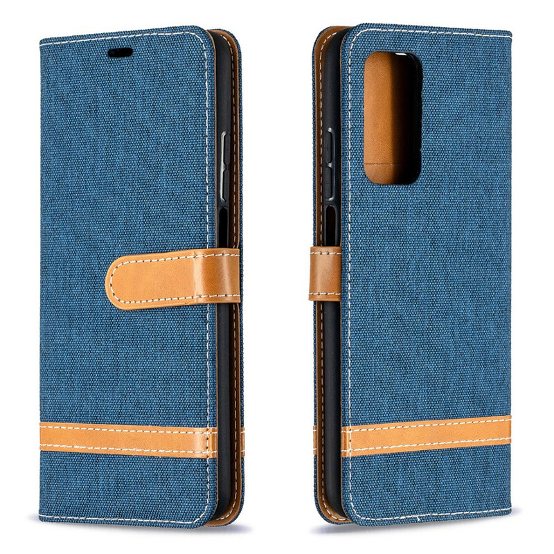 Funda de tela y colgante con efecto de cuero para el Xiaomi Mi 10T / 10T Pro