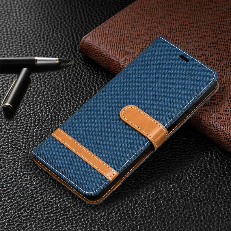 Funda de tela y colgante con efecto de cuero para el Xiaomi Mi 10T / 10T Pro