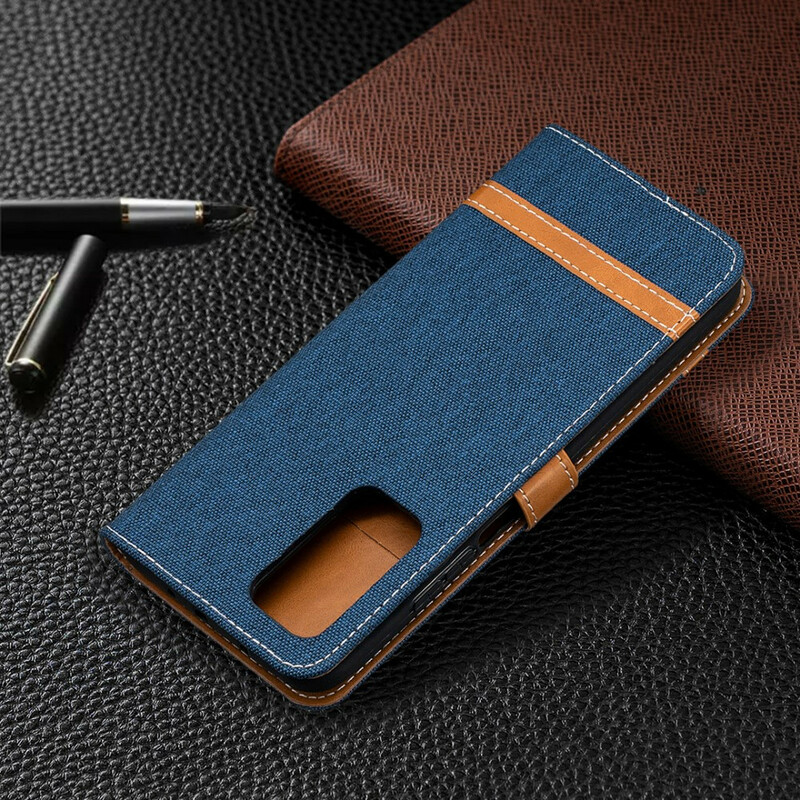 Funda de tela y colgante con efecto de cuero para el Xiaomi Mi 10T / 10T Pro