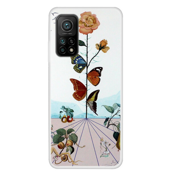 Xiaomi Mi 10T / 10T Pro Funda Mariposas de la Naturaleza