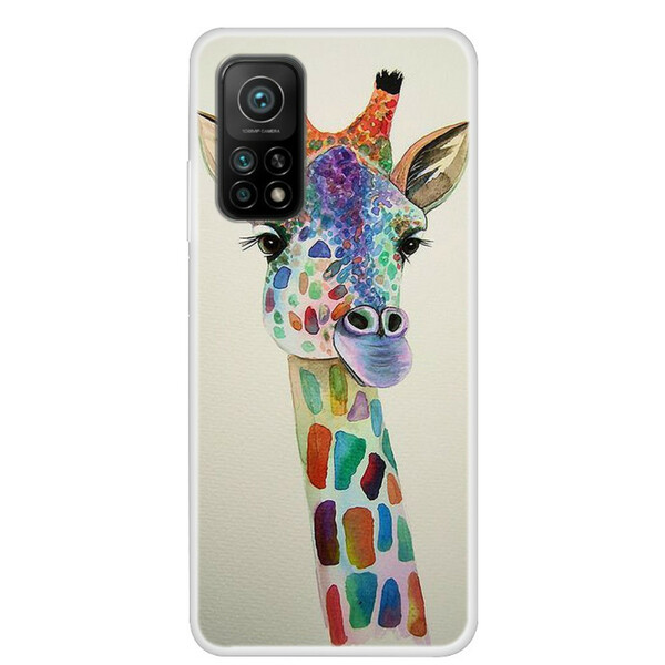 Xiaomi Mi 10T / 10T Pro Giraffe Colorful Funda