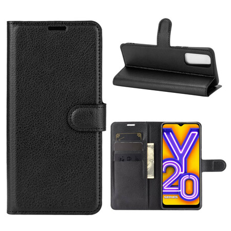 Funda clásica de polipiel para el Vivo Y20s / Y11s