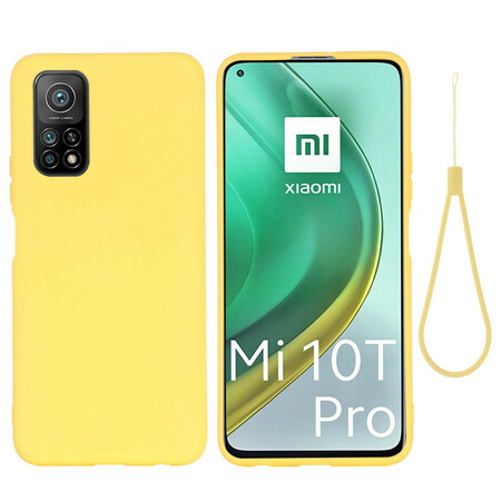 Xiaomi Mi 10T / 10T Pro Funda de silicona líquida con colgante