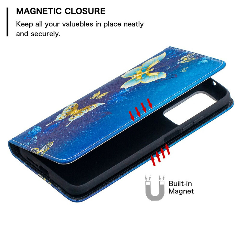 Flip Cover Xiaomi Mi 10T / 10T Pro Mariposas de colores