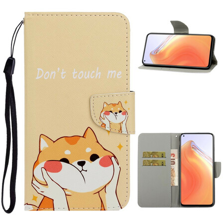 Funda con colgante Xiaomi Mi 10T / 10T Pro Cat Don't Touch Me